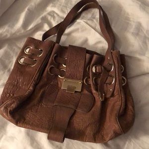 AUTHENTIC JIMMY CHOO LEATHER BAG
